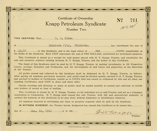 Knapp Petroleum Syndicate Number Two