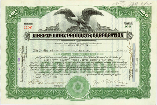 Liberty Dairy Products Corporation