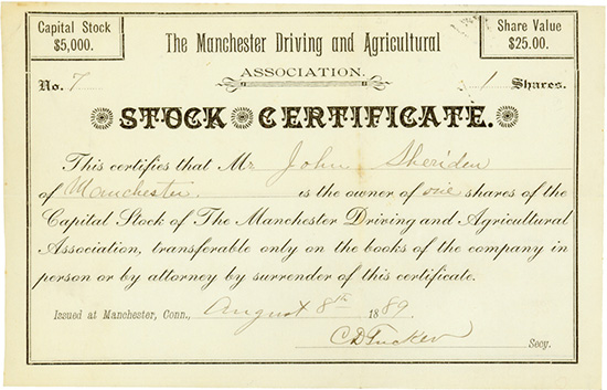 Manchester Drivinig and Agricultural Association