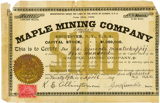 Maple Mining Company