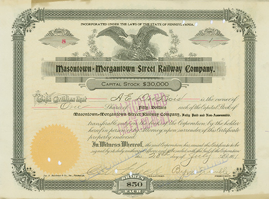 Masontown-Morgantown Street Railway Company