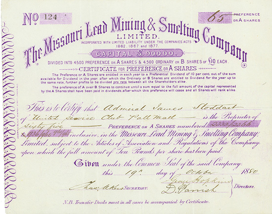 Missouri Lead Mining & Smelting Company, Limited