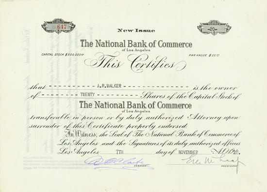 National Bank of Commerce of Los Angeles