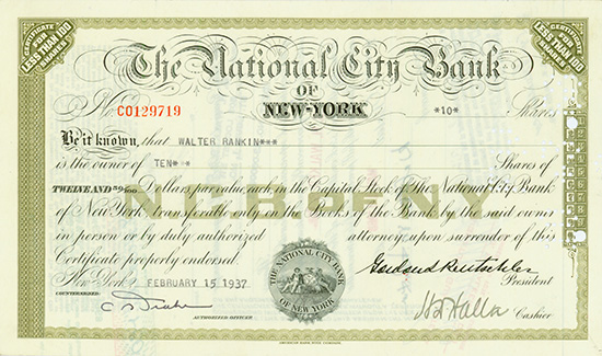 National City Bank of New York