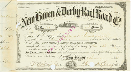 New Haven & Derby Rail Road Co.