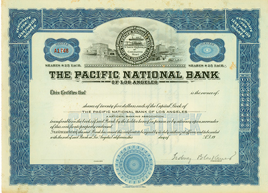 Pacific National Bank of Los Angeles