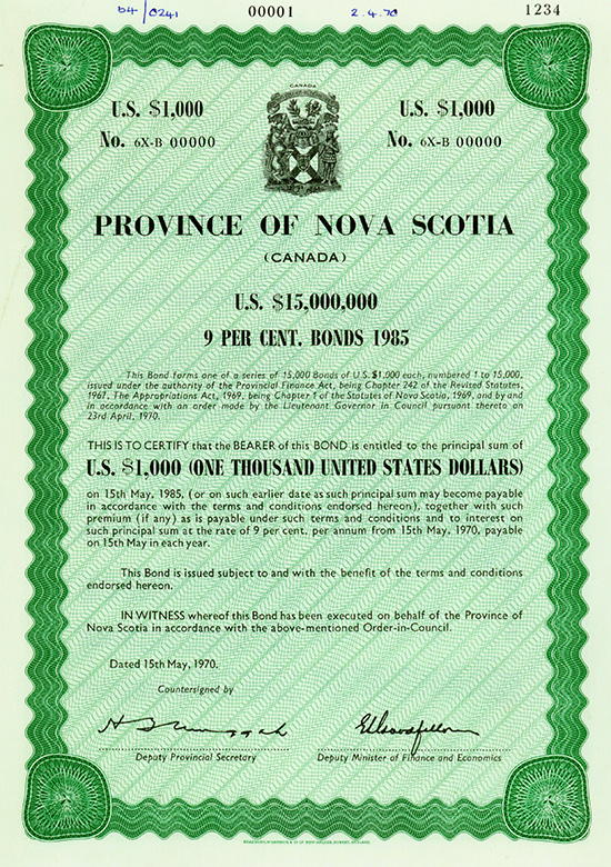 Province of Nova Scotia (Canada)
