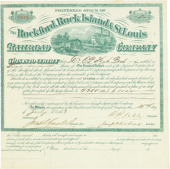 Rockford, Rock Island & St. Louis Railroad Company