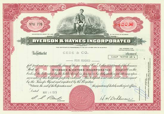 Ryerson & Haynes Incorporated