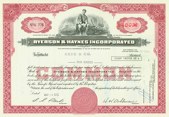 Ryerson & Haynes Incorporated