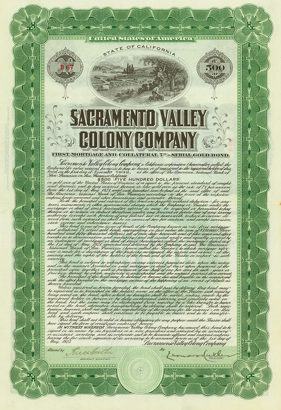Sacramento Valley Colony Company