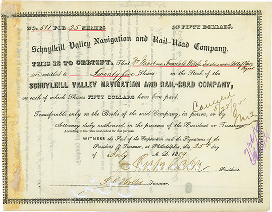 Schuylkill Valley Navigation & Rail-Road Company
