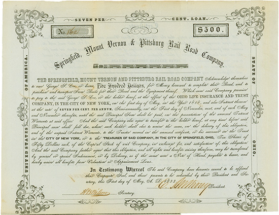 Springfield, Mount Vernon & Pittsburg Rail Road Company