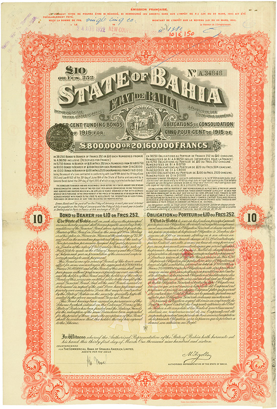 State of Bahia / Etat de Bahia
