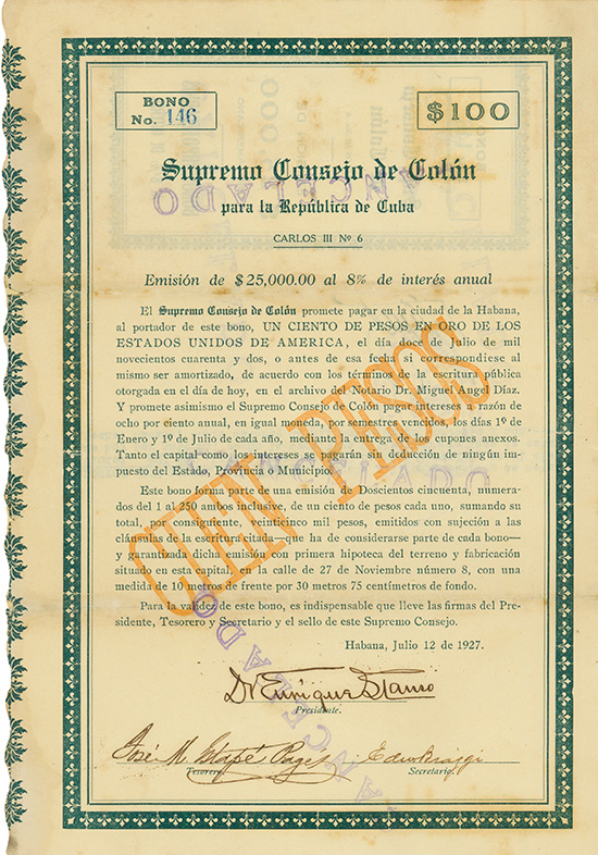 Supremo Consejo de Colón para la República de Cuba