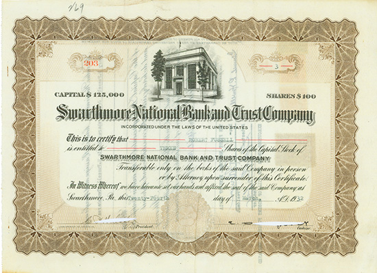 Swarthmore National Bank and Trust Company