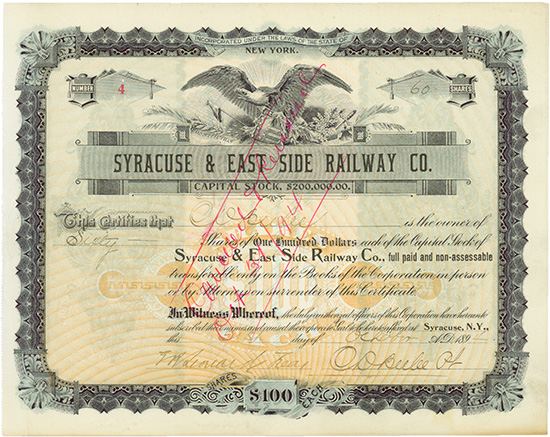 Syracuse & East Side Railway Co.