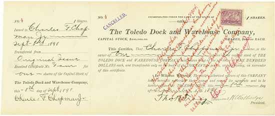 Toledo Dock and Warehouse Company