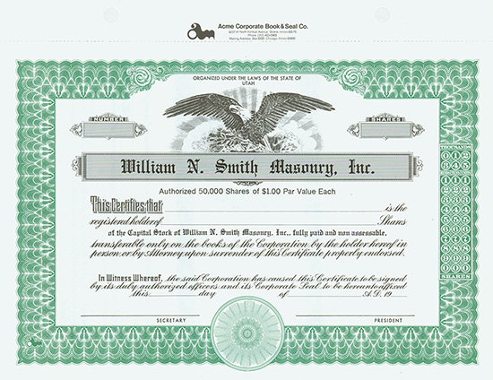 William N. Smith Masonry, Inc.