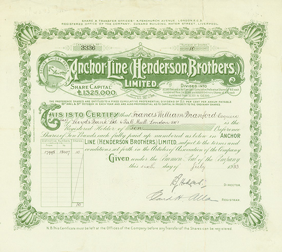 Anchor Line (Henderson Brothers) Limited