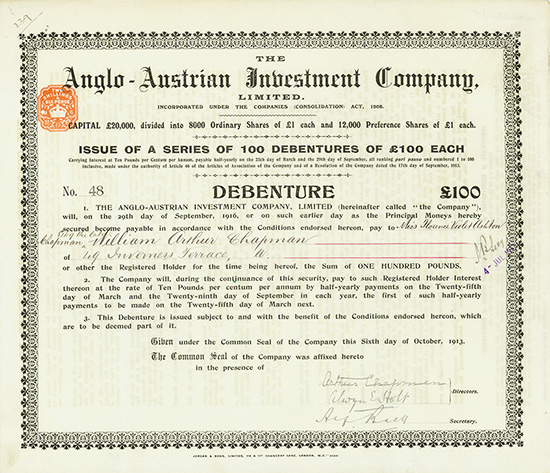 Anglo-Austrian Investment Company, Limited