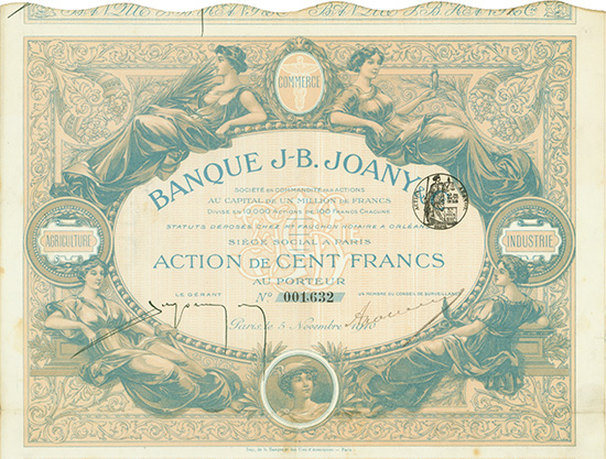 Banque J-B. Joany & Cie.