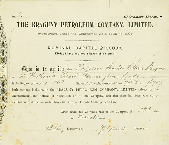 Braguny Petroleum Company, Limited