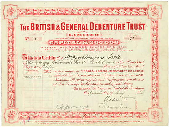 British & General Debenture Trust Limited