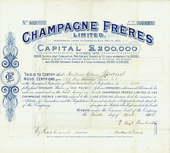Champagne Freres Ltd.