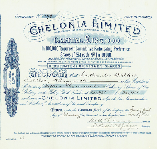 Chelonia Limited