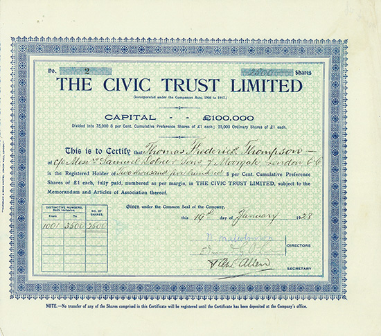 Civic Trust Limited