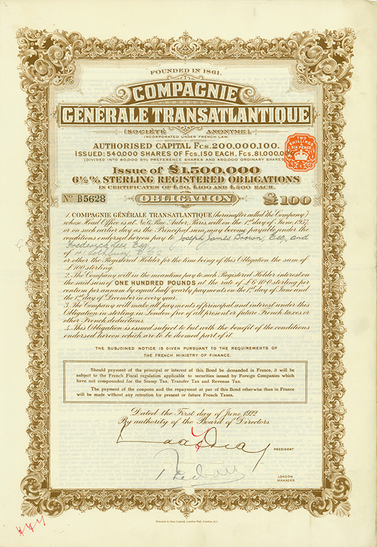 Compagnie Générale Transatlantique (Société Anonyme)