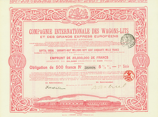 Compagnie Internationale des Wagons-Lits et des Grands Express Européens Société Anonyme