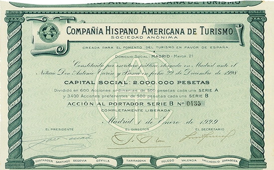 Compañia Hispano Americana de Turismo S. A.