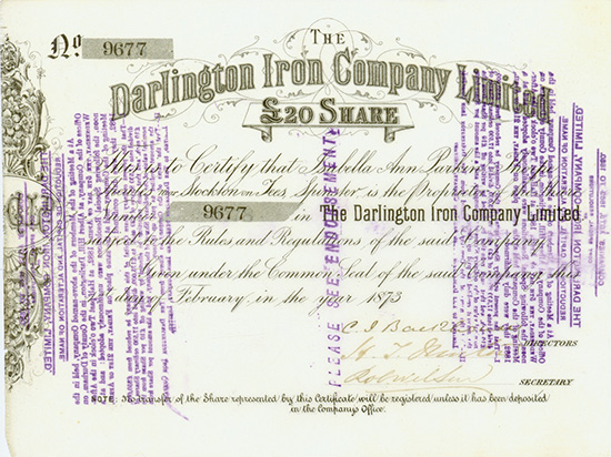 Darlington Iron Company Limited