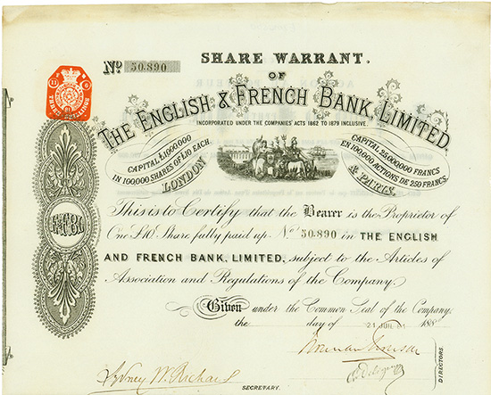 English & French Bank, Limited