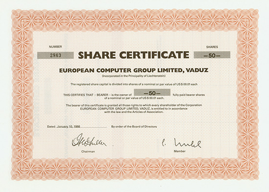 European Computer Group Limited
