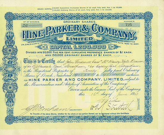 Hine Parker & Company, Limited