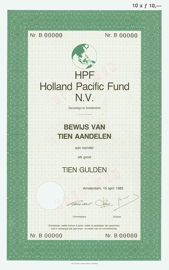 HPF Holland Pacific Fund N.V.