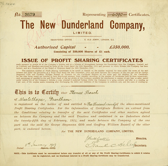 New Dunderland Company, Limited