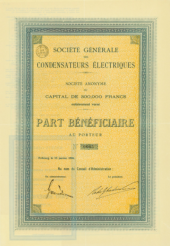 Société Générale des Condensateurs Électriques Société Anonyme