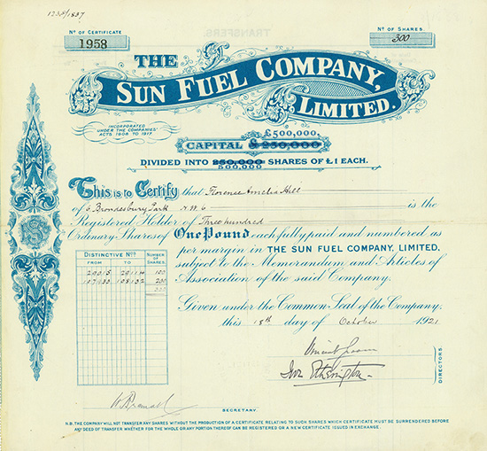 Sun Fuel Company, Limited