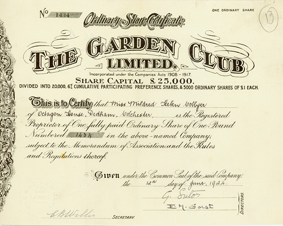 The Garden Club Limited
