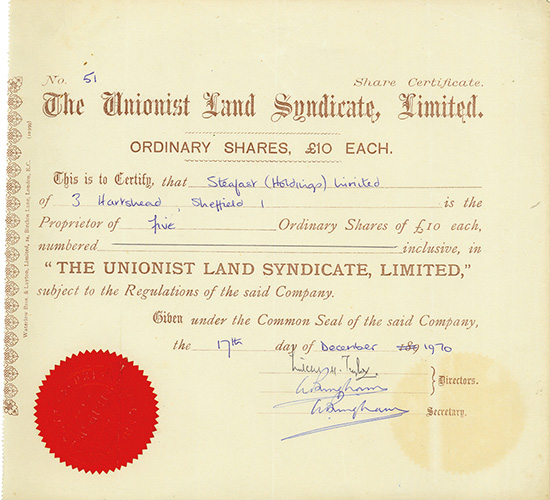 Unionist Land Syndicate, Limited