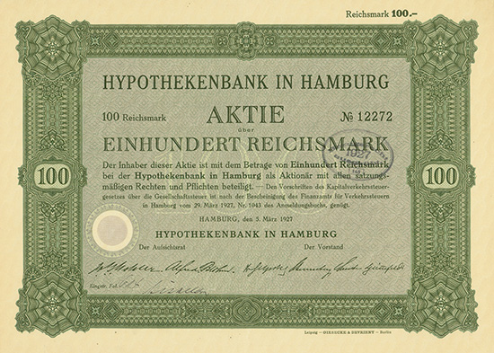 Banken Hamburg [9 Stück]