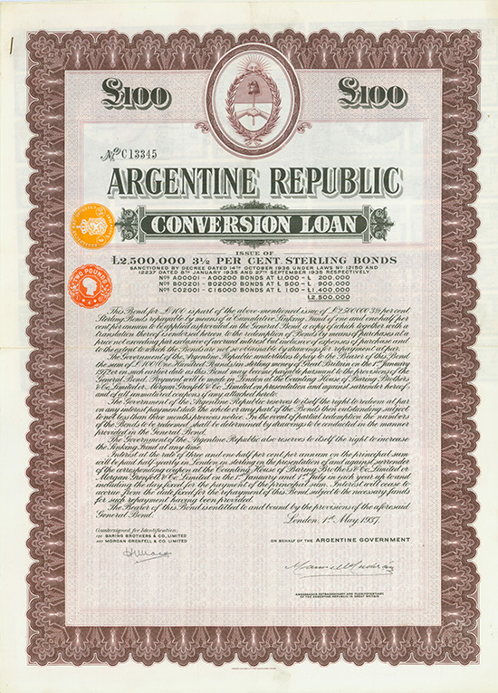 Argentine Republic - Conversion Loan