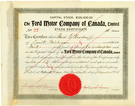 Ford Motor Company of Canada, Limited