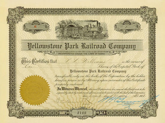 Yellowstone Park Railroad Company
