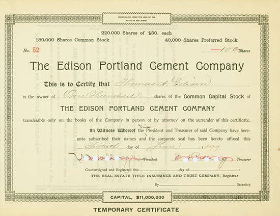 Edison Portland Cement Company