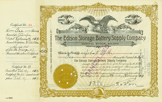Edison Storage Battery Supply Company